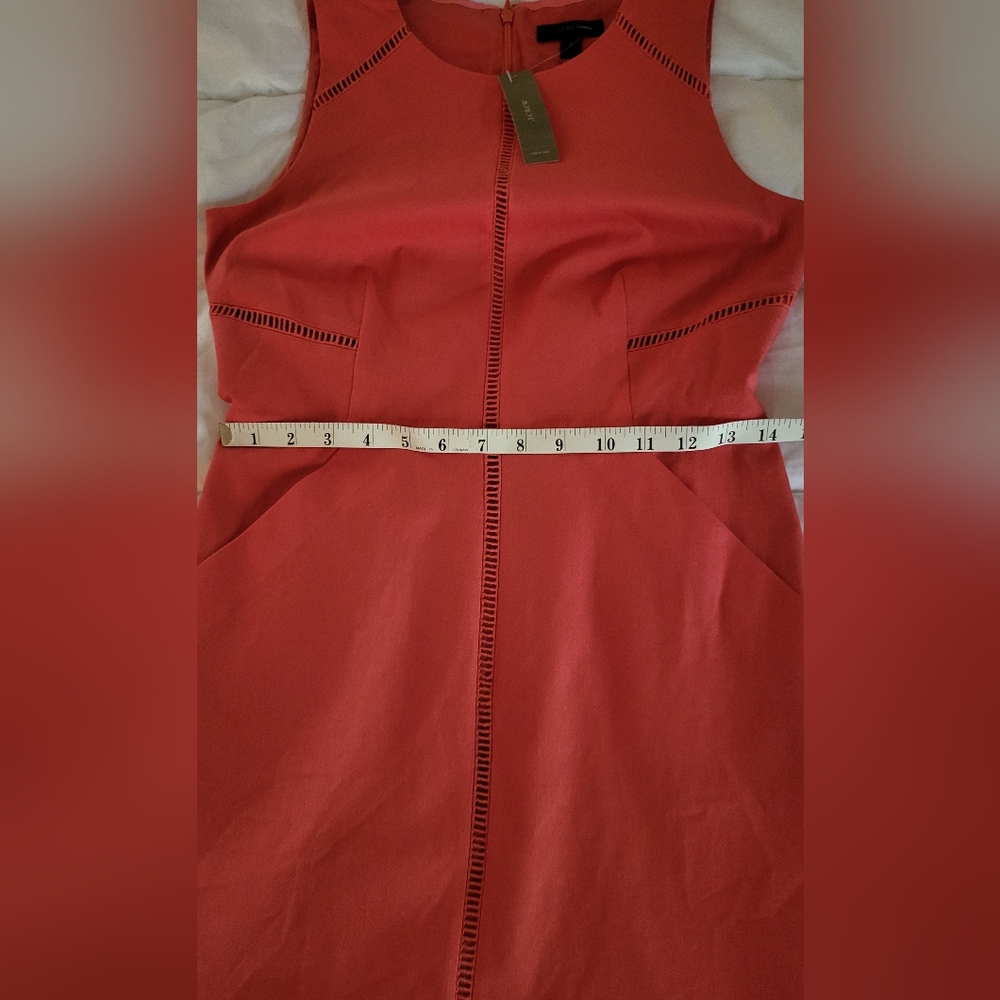 J.Crew dress linen orange size 4nwt - Picture 6 of 16